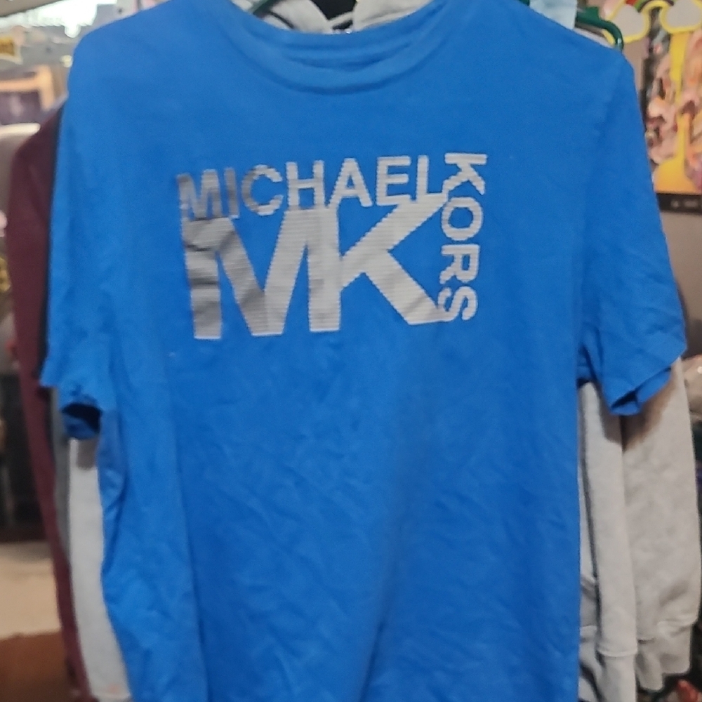 Michael Kors Vibrant Blue Logo Tee